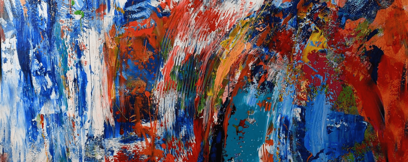 water color abstraction painting at carré d'artistes